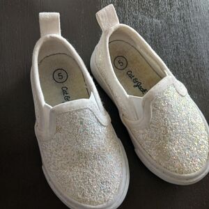 Cat & Jack Sparkly Kids Slip-On Sneakers